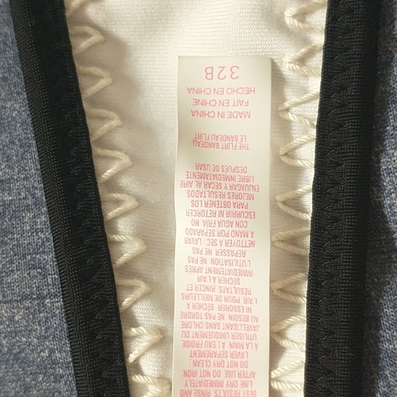 Victoria's Secret "CROCHET FLIRT BANDEAU" Bikini Swimsuit Top White - Picture 8 of 8